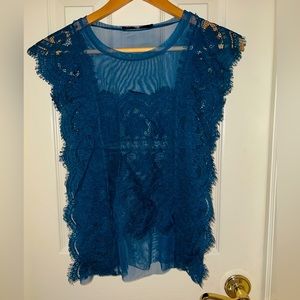 Sugar Lips Sheer Lace Top